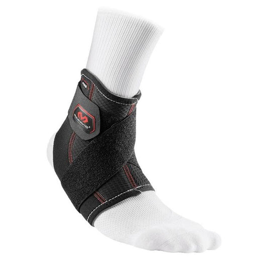 Mc David Ankle Support W/ Strap Black