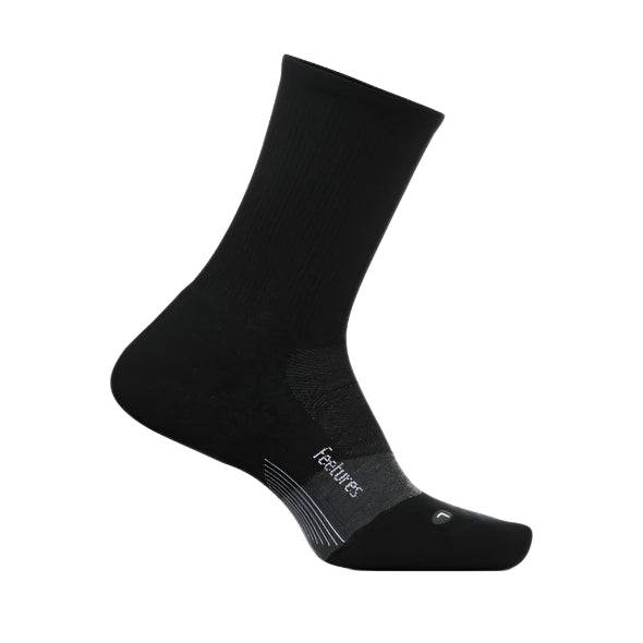 Feetures M10 Max Cushion Mini Crew Charcoal