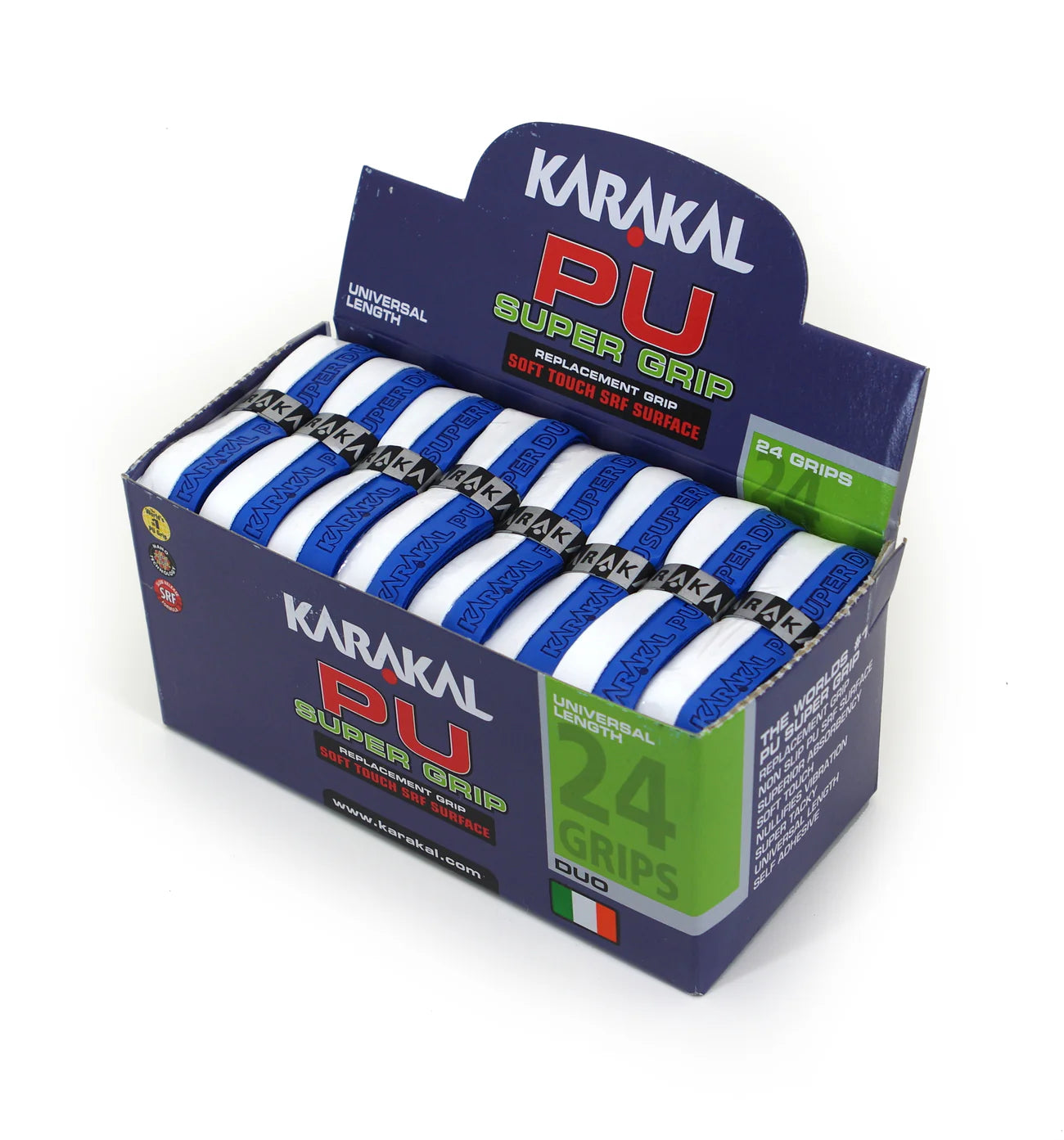 Karakal PU Super Grip Duo Blue White x 24