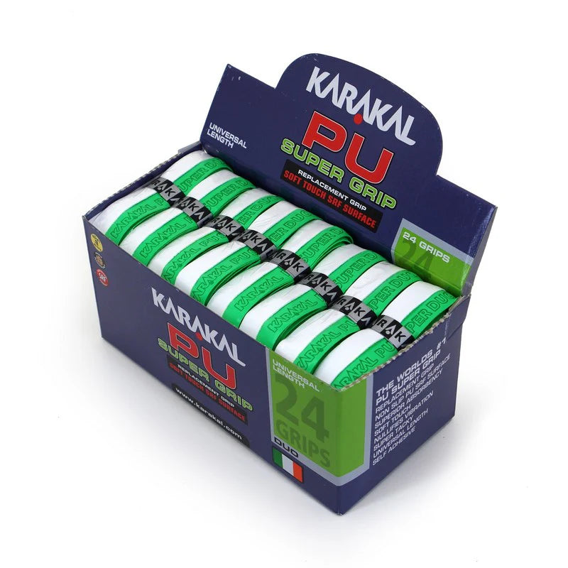 Karakal PU Super Grip Duo Green White x 24