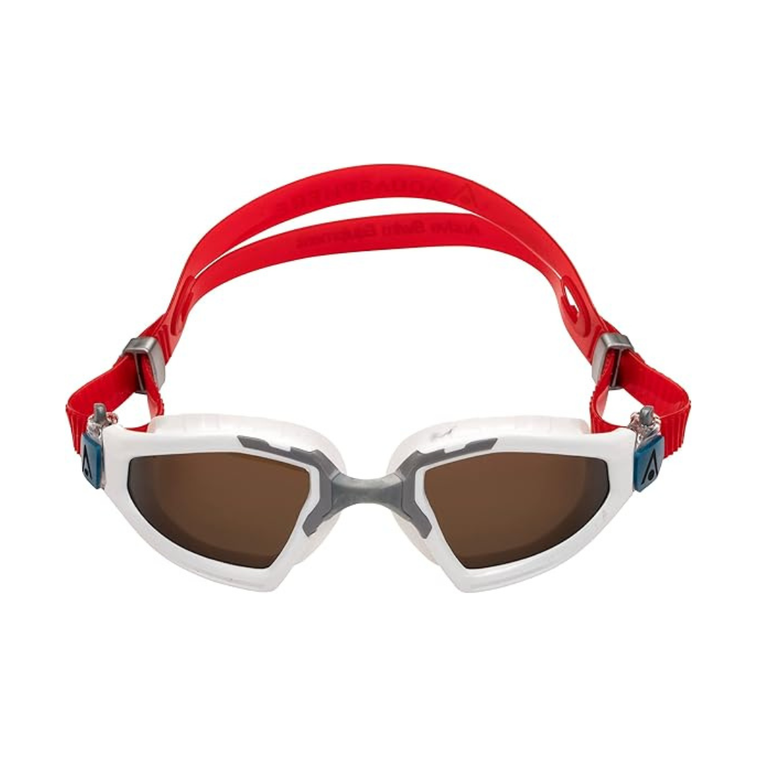 AquaSphere Kayenne Pro Goggle White Grey Lens Polarised