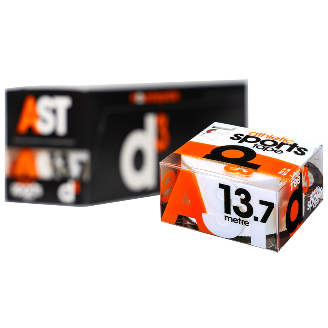d3 Athletic Tape White x 6
