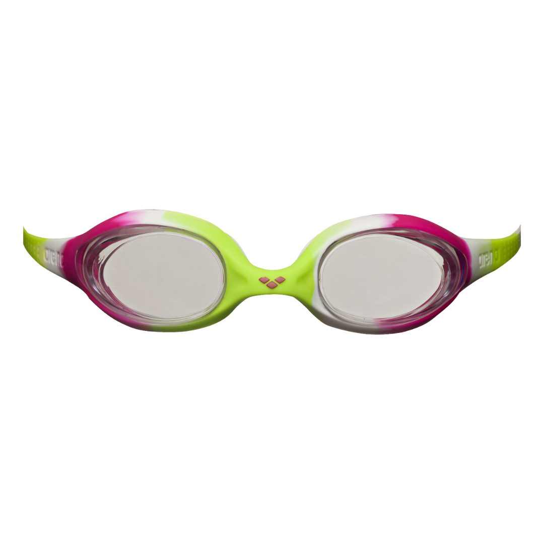 Arena Spider Junior Goggle Lime Fuschia White Clear- 6 Pack