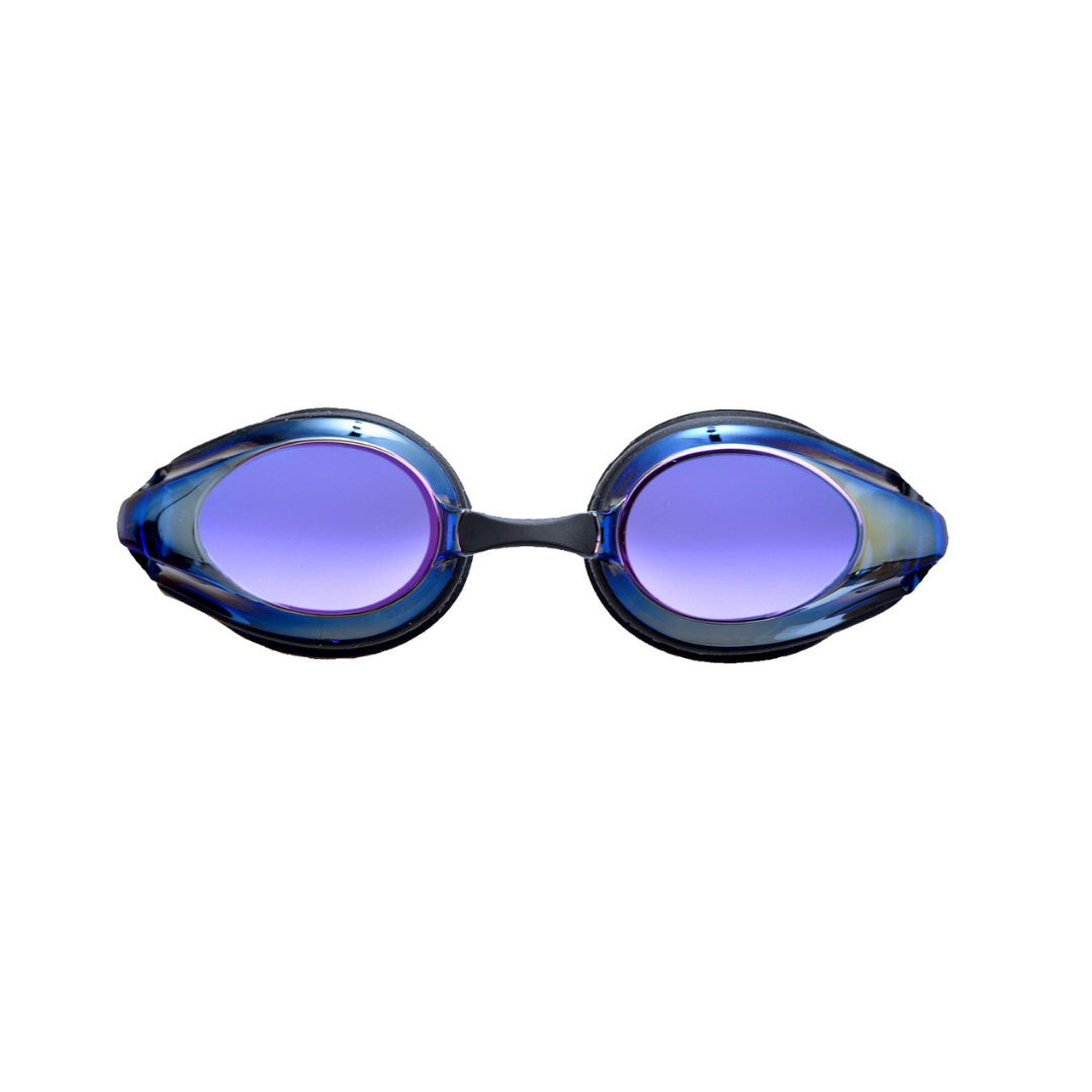 Arena Adult Tracks Mirror Goggle Black Blue Multi Balck-6PK