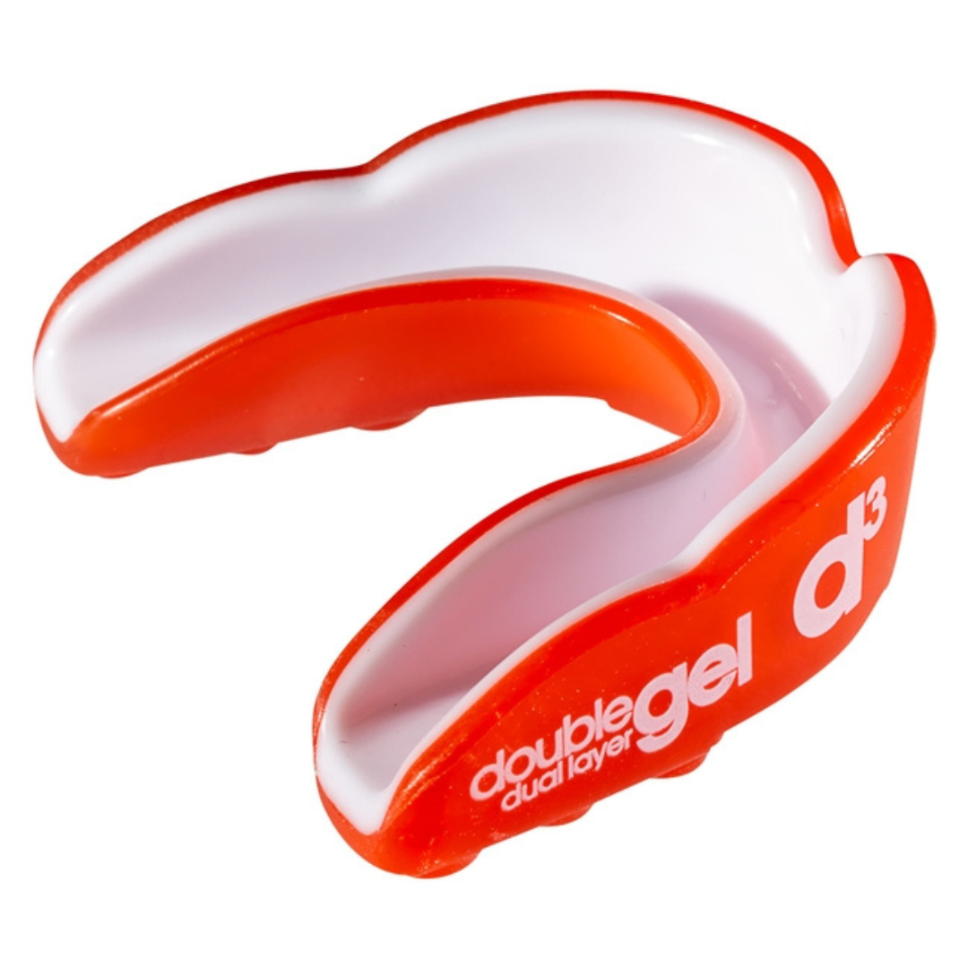 d3 Junior Double Gel Mouthguard Orange White x 6