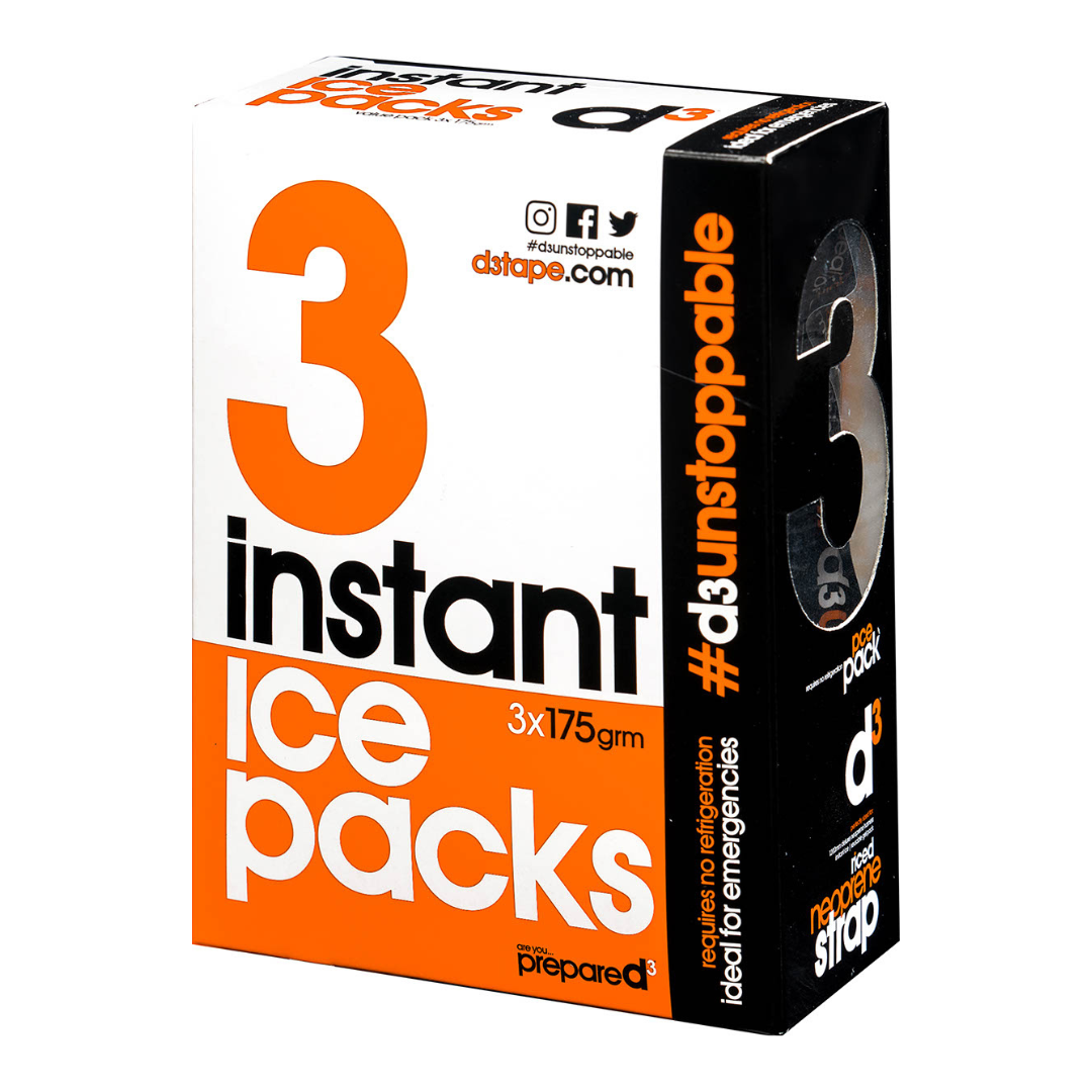 d3 Instant Ice Pack x 4 Boxes of 3