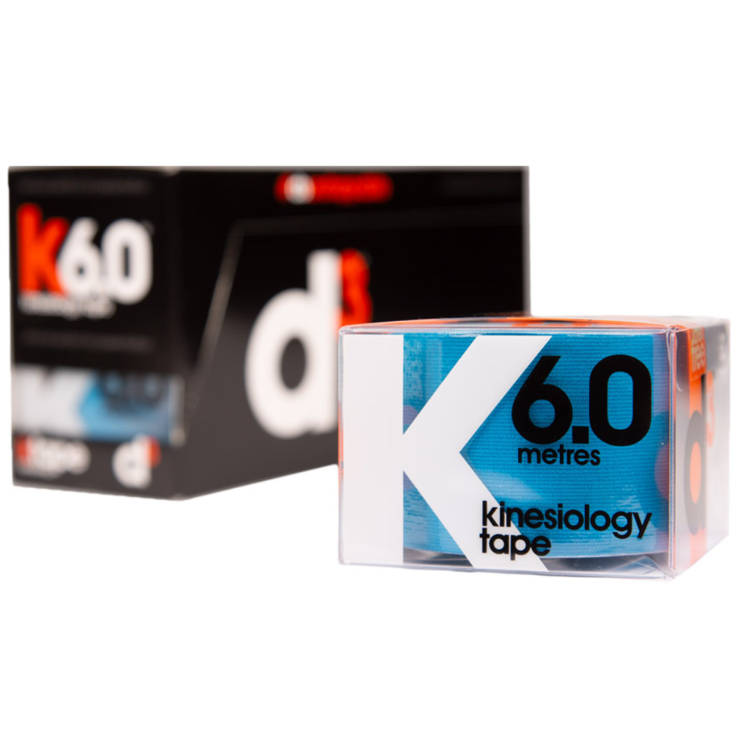 d3 Kinesiology Tape 6 Metre Electric Blue x 6