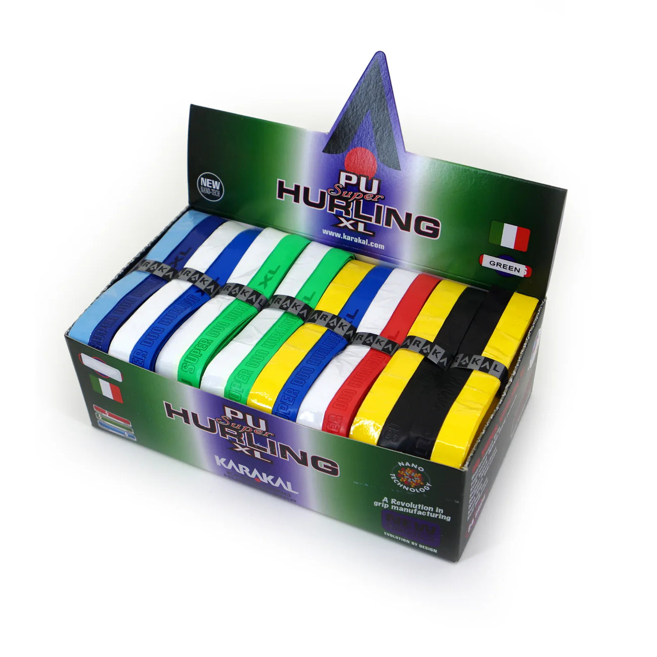 Karakal PU Super Grip Hurling XL Duo Assorted x 24