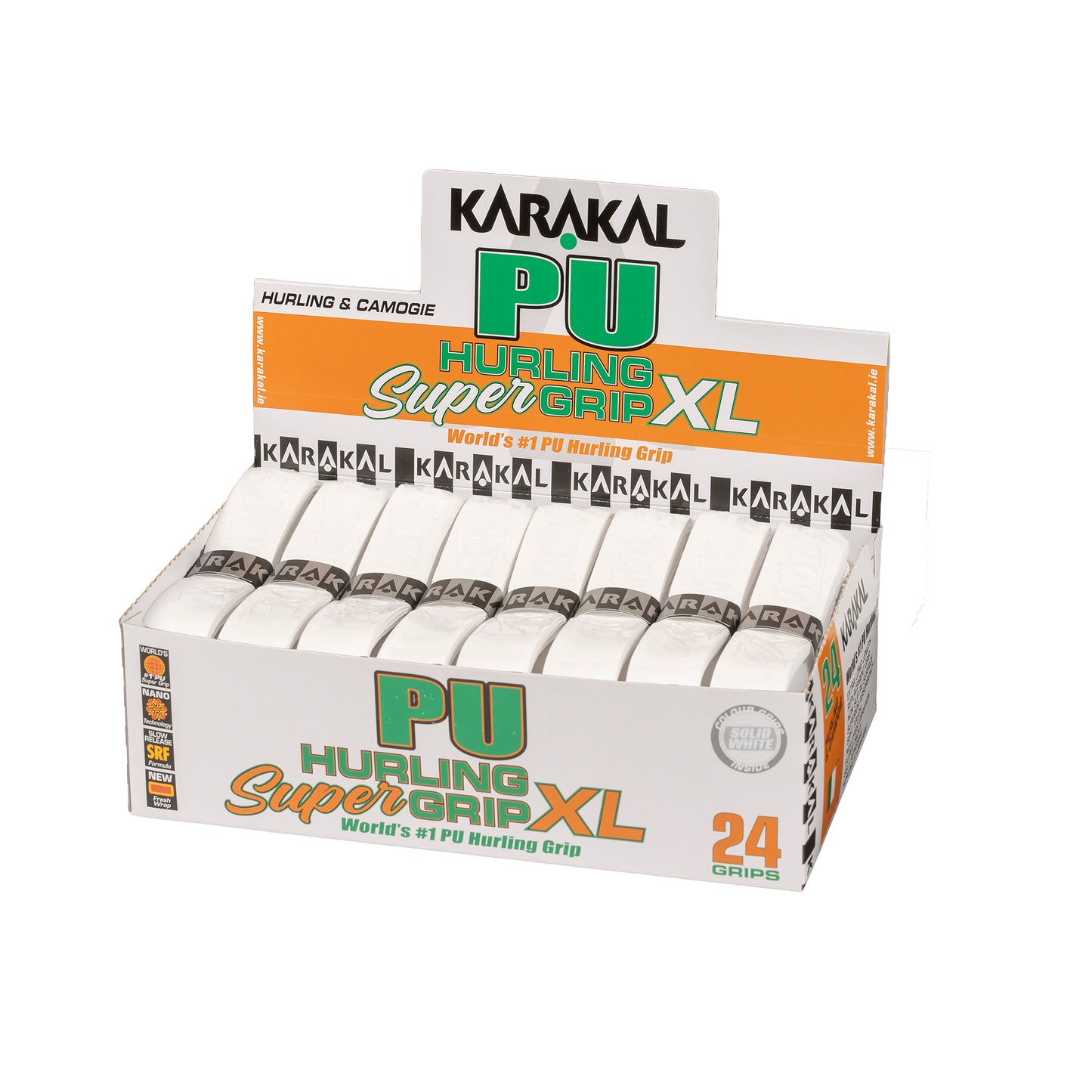 Karakal PU Super Grip Hurling XL White x 24