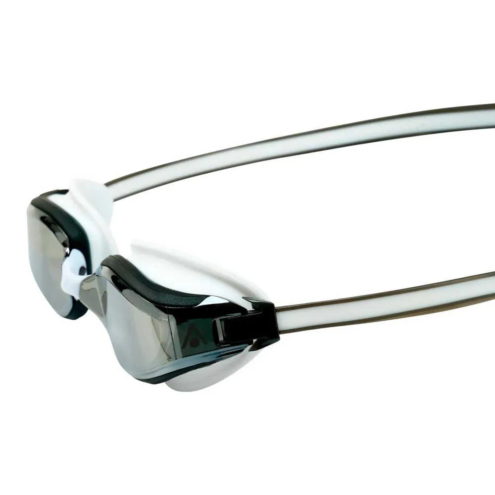 Aquasphere Fastlane Goggle-White Grey Smoke Lens