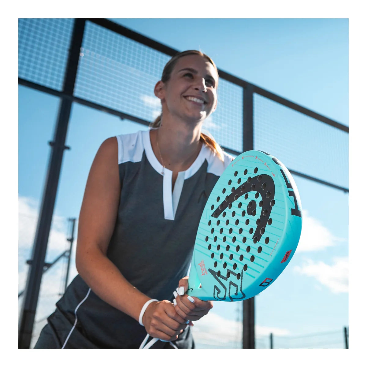 Head Bolt Padel Bat Teal Black