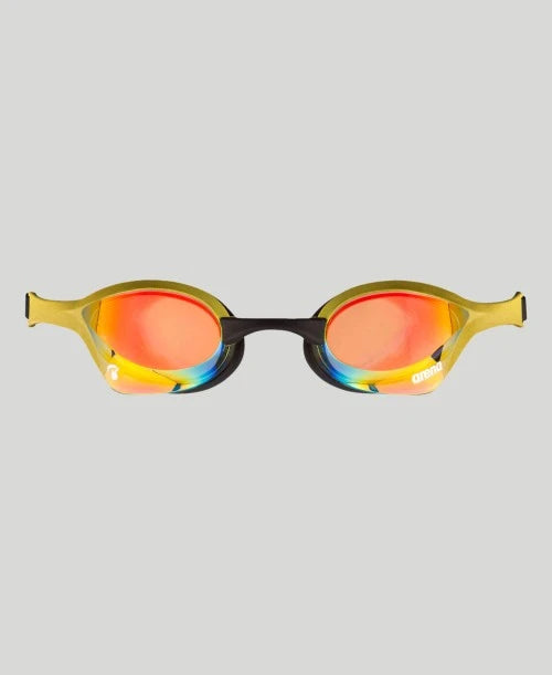 Arena Cobra Ultra Swipe Mirror Goggle Yellow Copper W-6 Pack