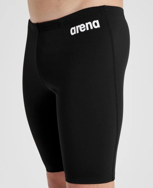 Arena Boys Swim Jammer Solid Black White