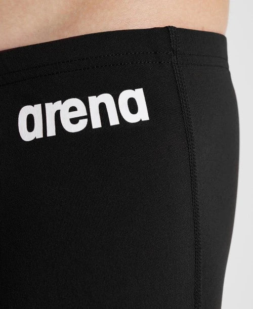 Arena Boys Swim Jammer Solid Black White