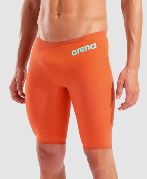 Arena Mens Powerskin Jammer Carbon Air 2 Sunset Coral