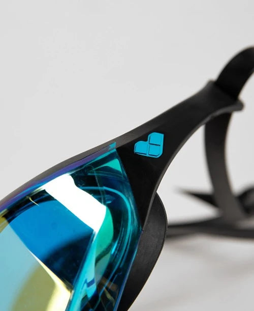 Arena Cobra Edge Swipe Mirror Aqua Black Black 6 Pack