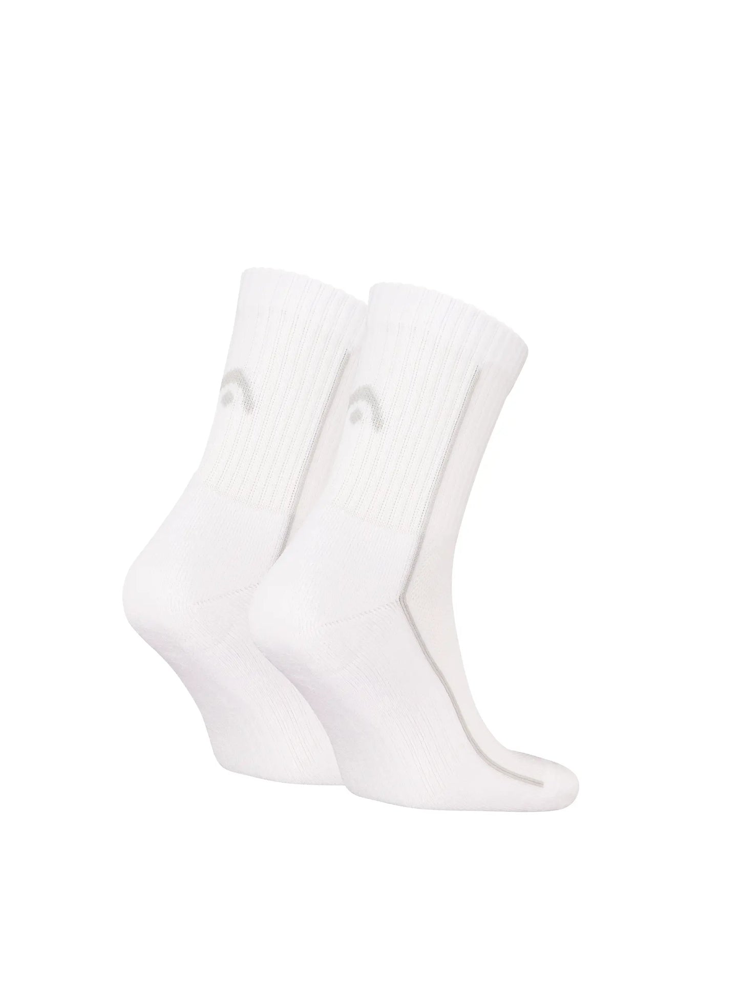 Head All Sports Performance Crew White 2pk