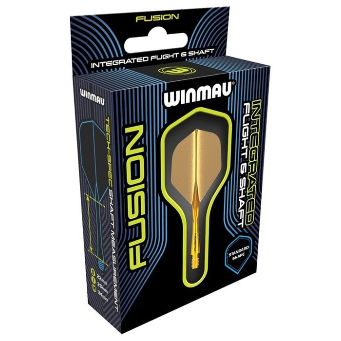 Winmau Fusion Integrated Flight & Shaft Orange