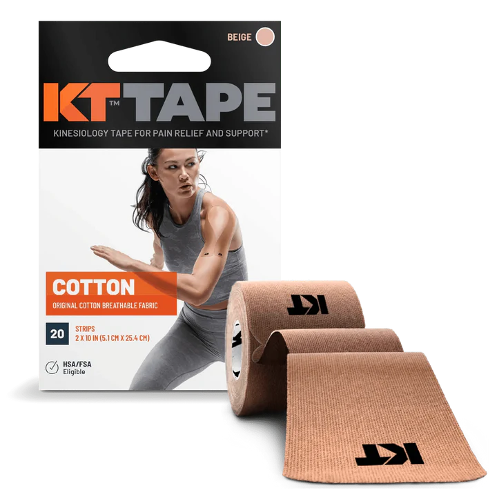 KT Original Tape Precut (20x25cm) Beige (4 Pack)