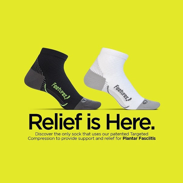 Feetures Planto Sock Cushion NST White 1 Pair x 3