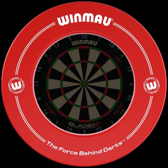 Winmau Dartboard Surround Printed Red