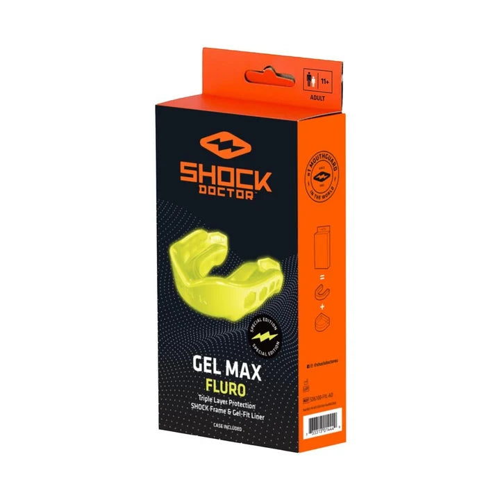 Shock Doctor V2 Gel Fluro Yellow