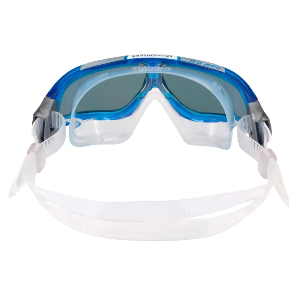 Aquasphere Seal 2.0 Adult Goggle Blue White Lens Dark