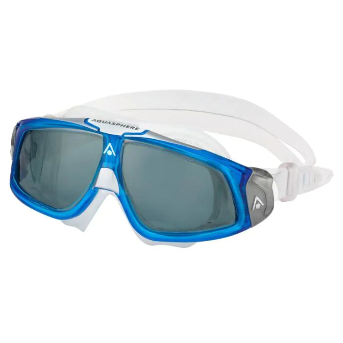 Aquasphere Seal 2.0 Adult Goggle Blue White Lens Dark