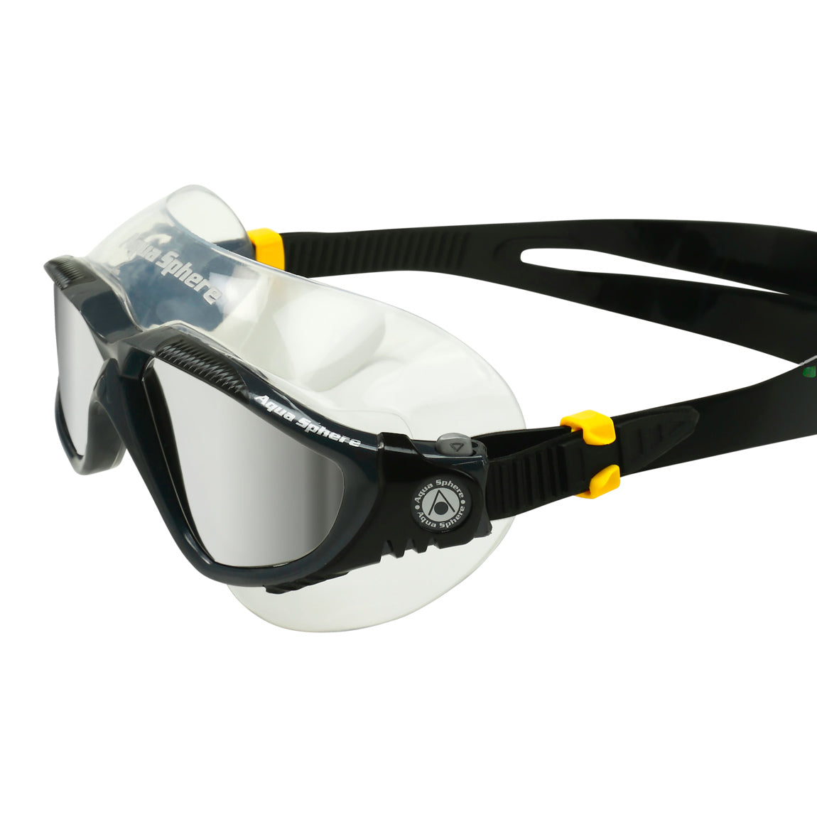 AquaSphere Vista Adult Goggle Silver Mirror Dark Grey Black