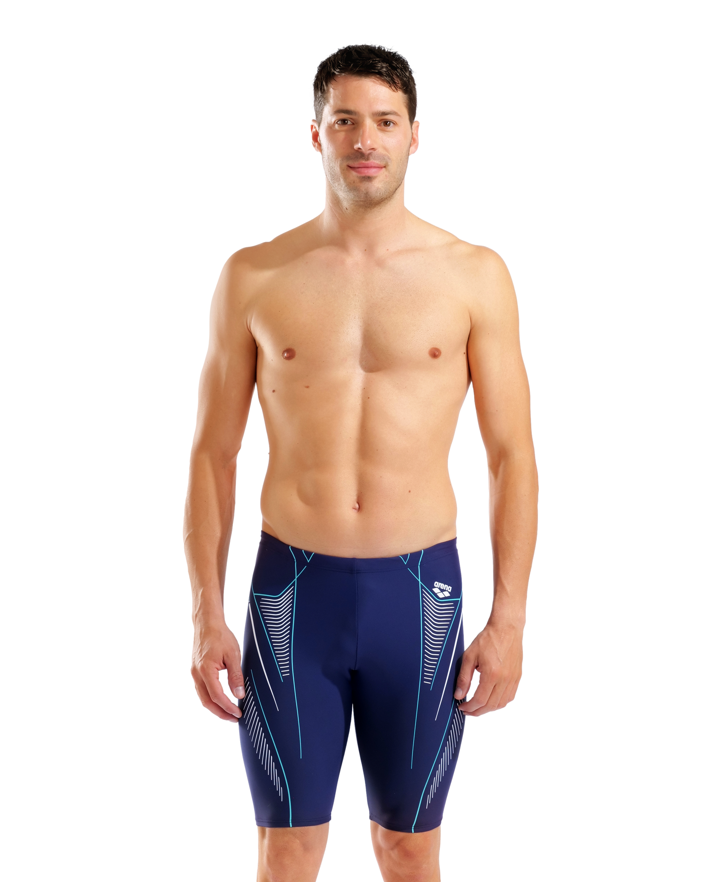 Arena Mens Neo Jammer Navy White Water