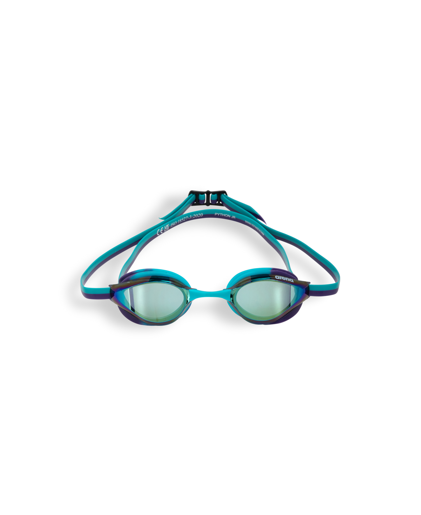 Arena Python Junior Goggle Mirror Emerald Peacock Plum 6pk