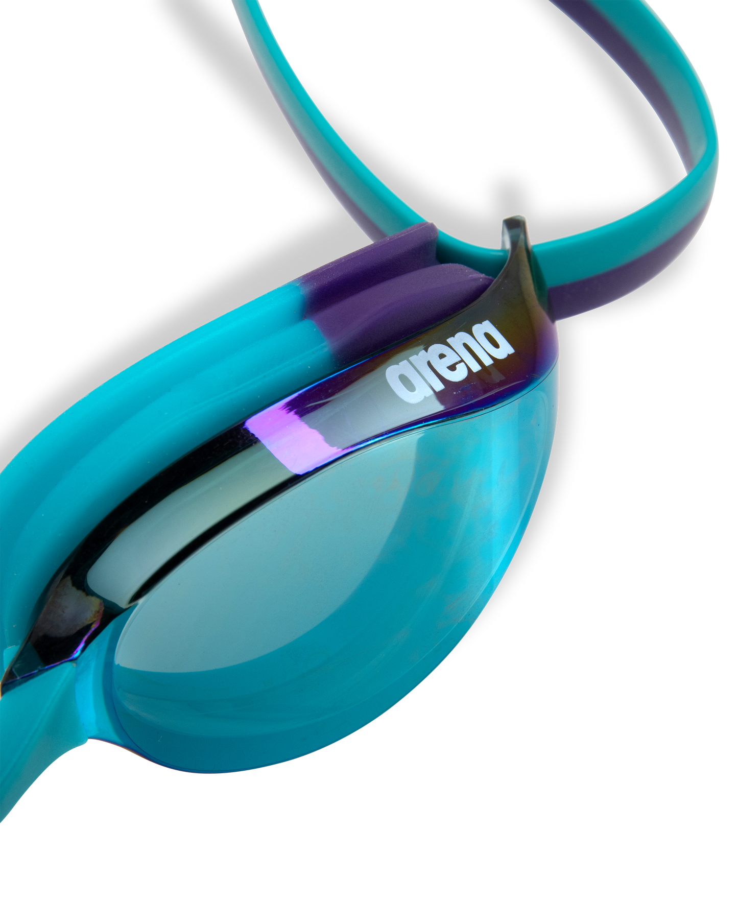 Arena Python Junior Goggle Mirror Emerald Peacock Plum 6pk