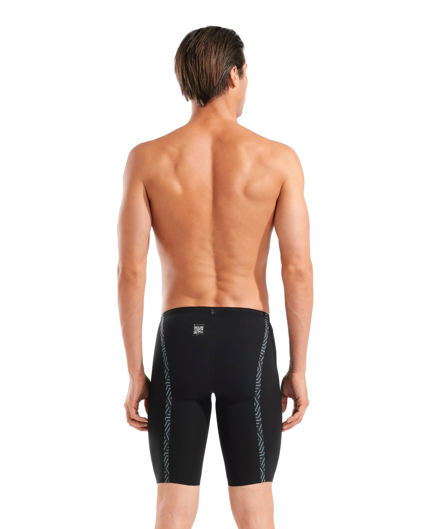 Arena Veloce Mens Jammer Black Teal