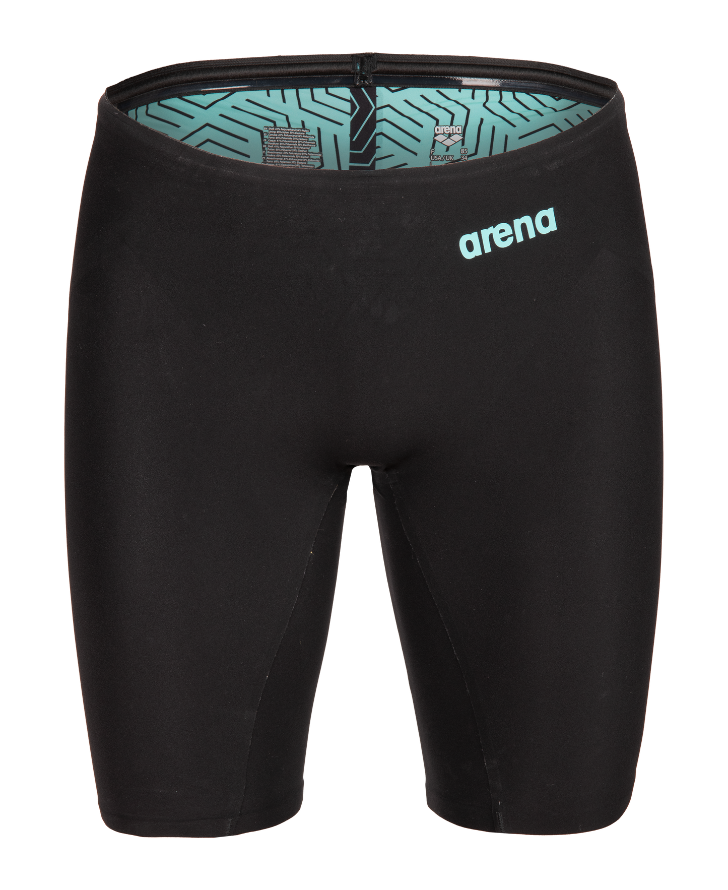Arena Veloce Mens Jammer Black Teal
