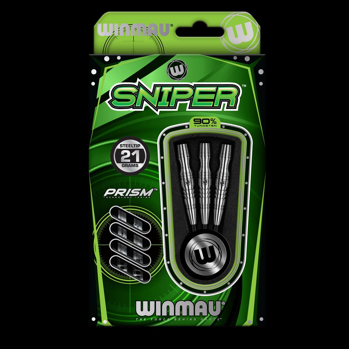 Winmau Sniper 90% Tungsten Darts Green