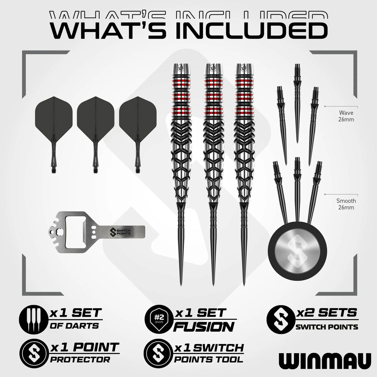 Winmau Fornax Torpedo Dart