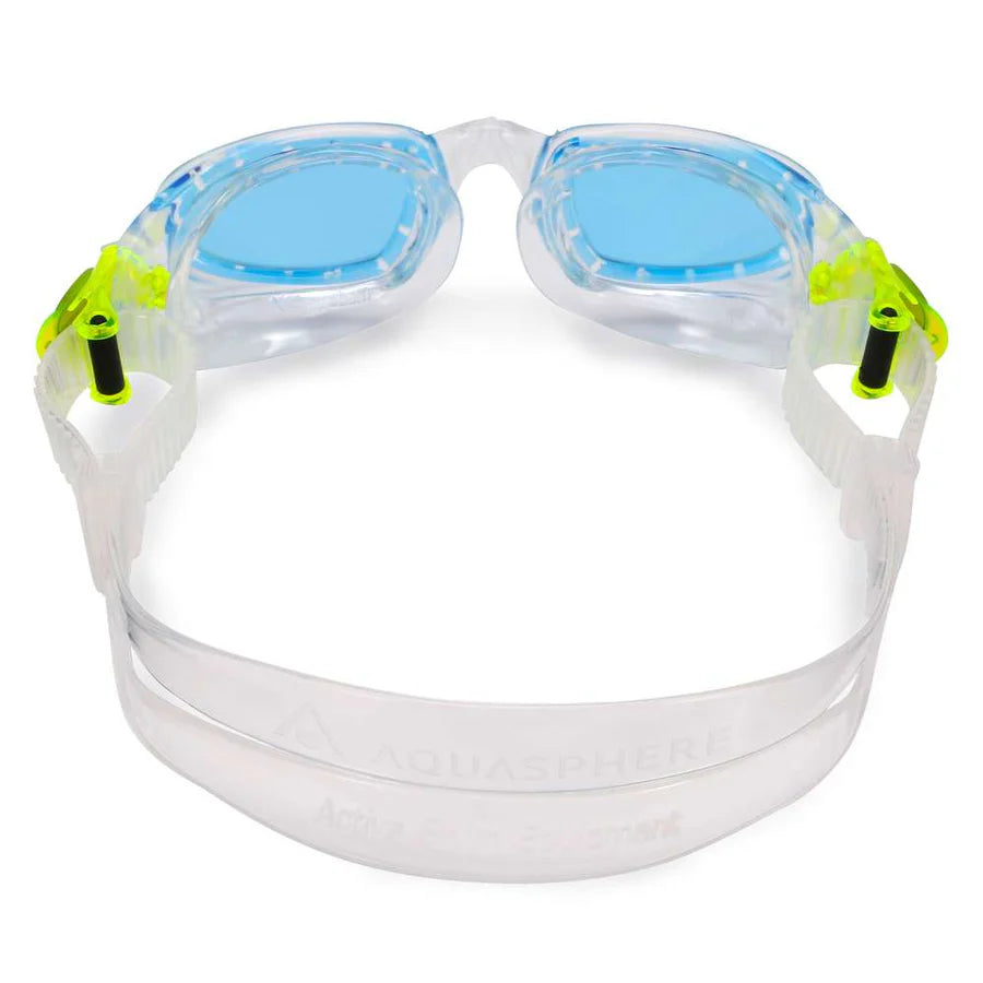 Aquasphere Moby Kid Goggle Clear Lime Blue Lens