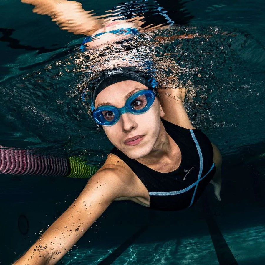 AquaSphere Kaiman Adult Goggle Clear Lens Blue