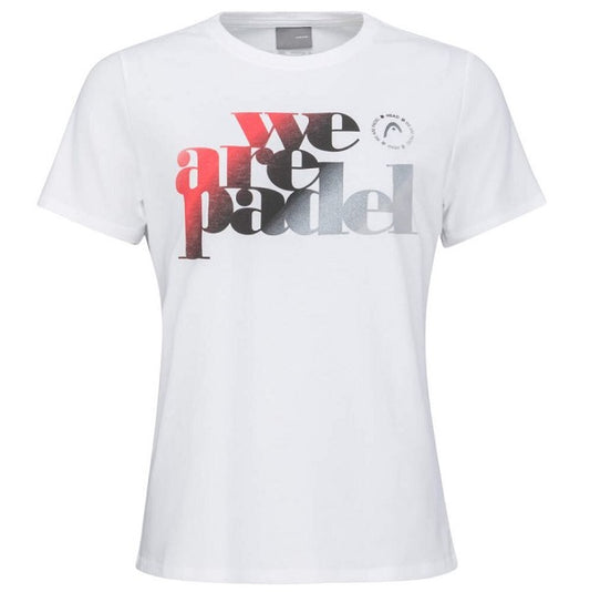 Head We Are Padel T-Shirt Womens WHBK