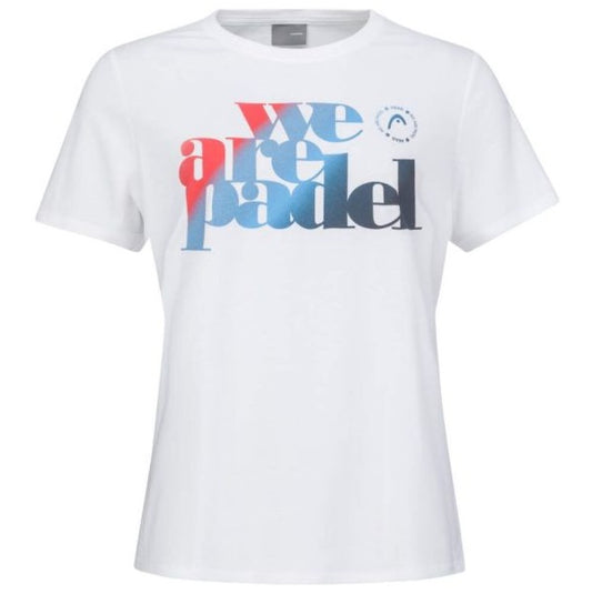 Head We Are Padel T-Shirt Womens WHNV