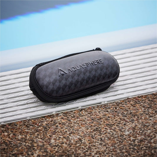 Aquasphere Goggle Case Black Red 80x190mm