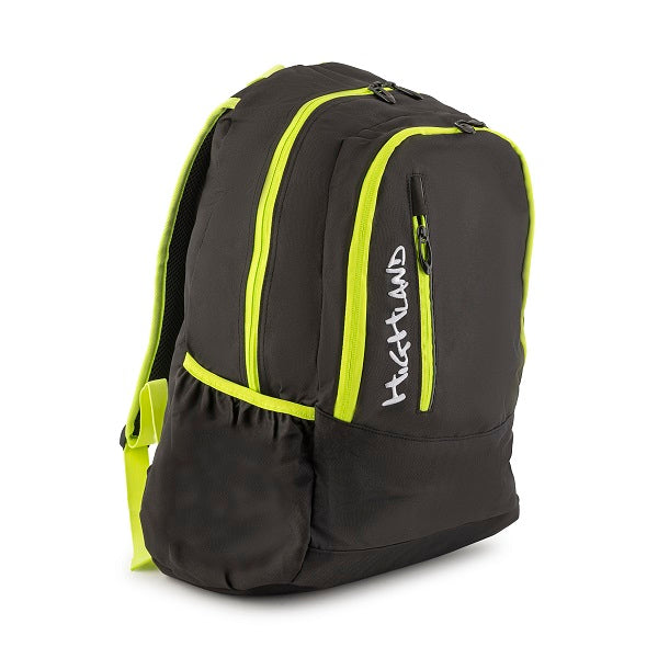 Highland Tech 2 Backpack - Black Yellow