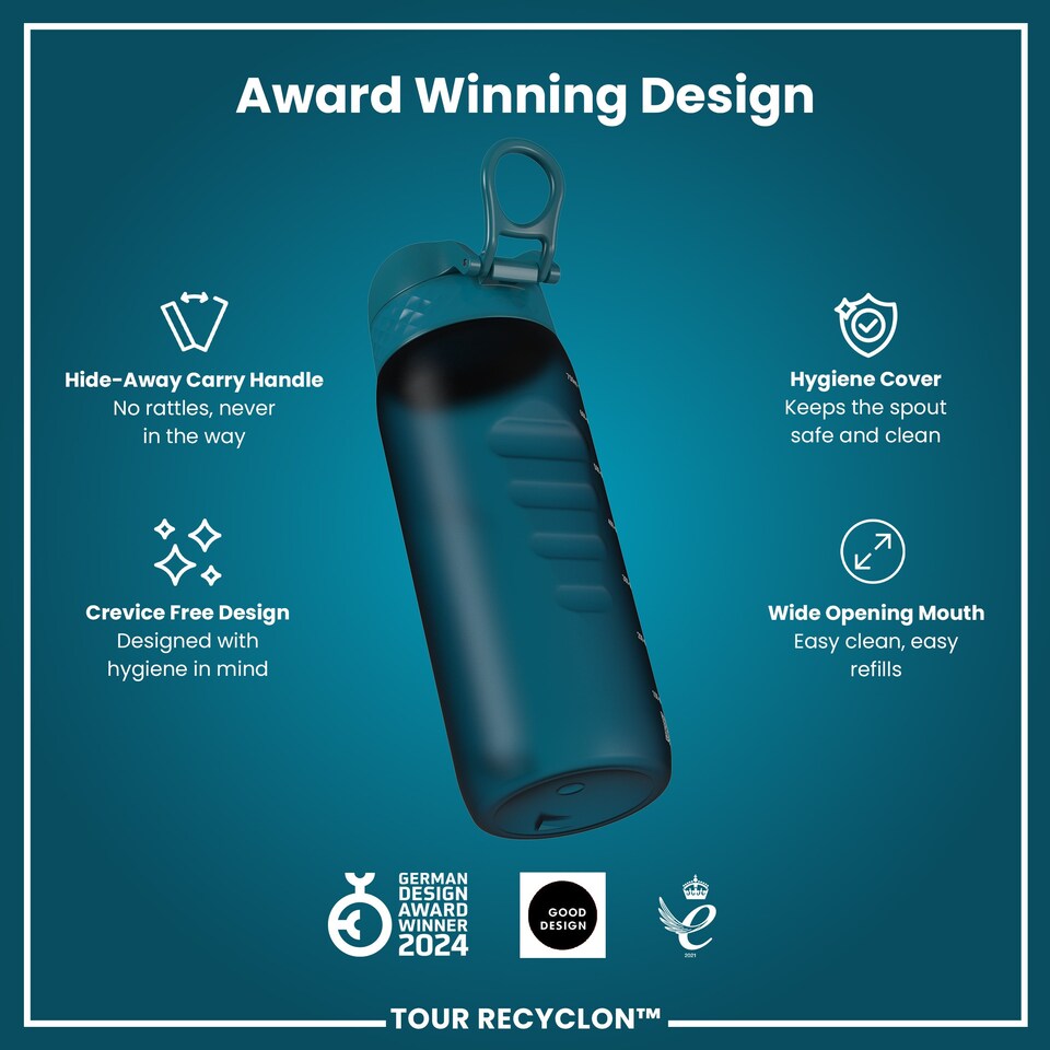 Ion8 Tour Water Bottle Teal