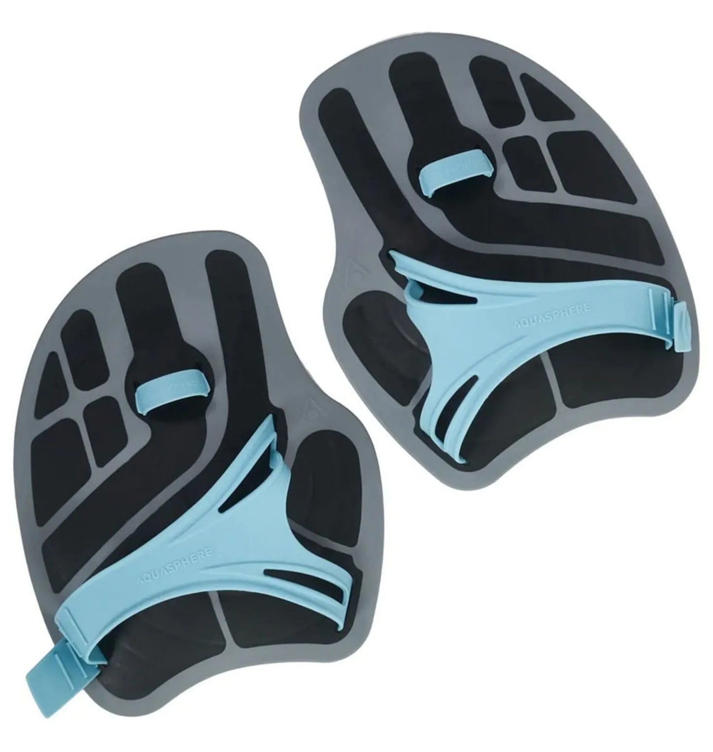 Aquasphere Ergoflex Handpaddle Black Light Blue