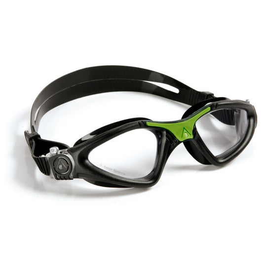 AquaSphere Kayenne Adult Goggle Black Green Lens Clear