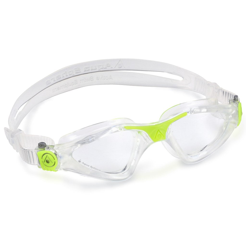 AquaSphere Kayenne Junior Goggle Clear Lens Clear Lime
