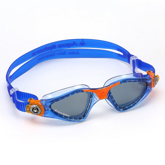 Aquasphere Kayenne Junior Goggle Blue Orange Lens Dark
