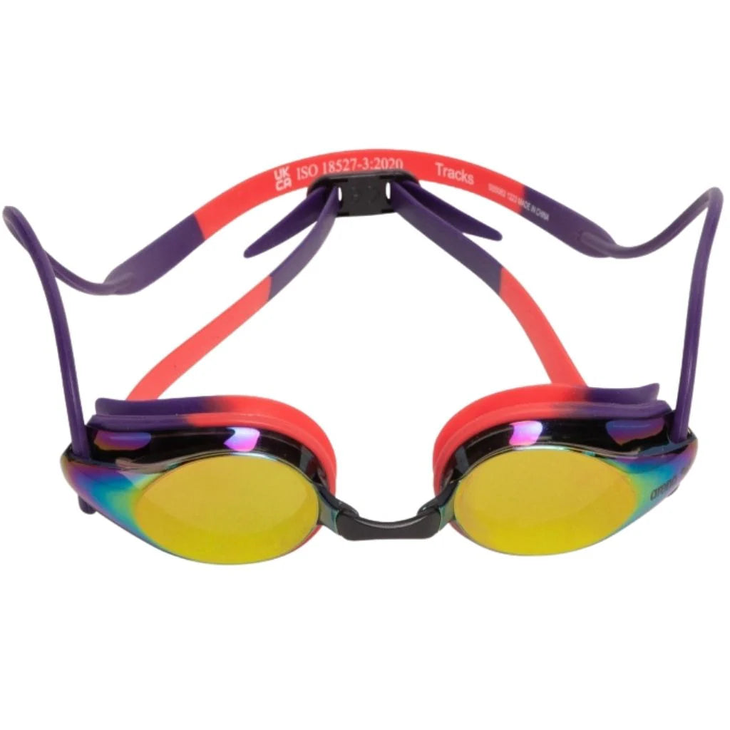 Arena Adult Tracks Mirror Goggle Copper Plum Bright Cor- 6PK