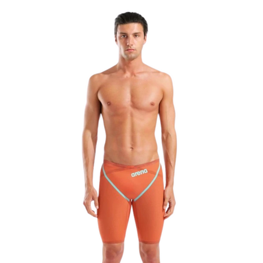 Arena Mens Powerskin Carbon Glide LE Jammer Sunset Coral
