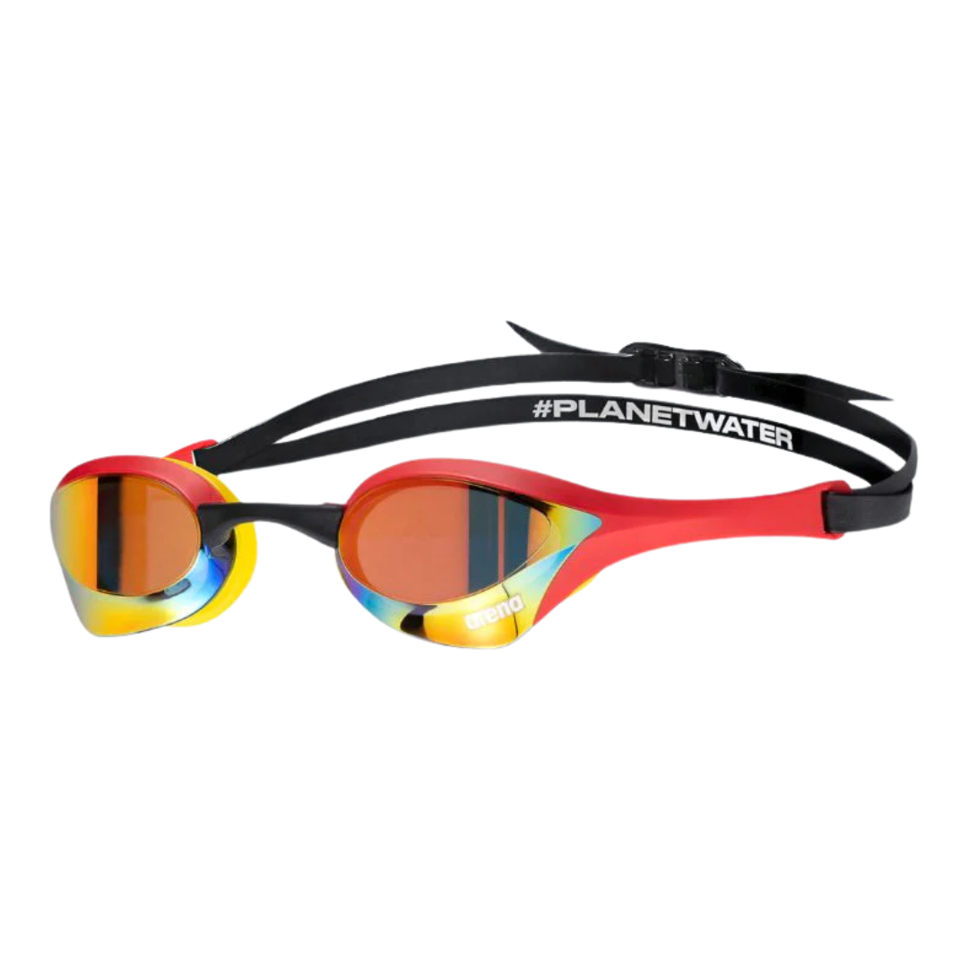 Arena Cobra Ultra Swipe Mirror Goggle Gold Red SW3 - 6 Pack